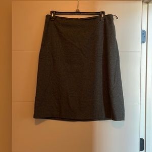 Wool A-Line Skirt